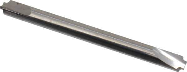 Hertel - 0.025" Radius, 1/8" Mill Diam, 2 Flute Solid Carbide Corner Rounding End Mill - Double End, Uncoated, 1-1/2" OAL, 1/8" Shank Diam - USA Tool & Supply