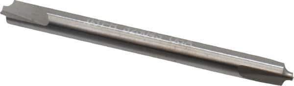 Hertel - 0.031" Radius, 1/8" Mill Diam, 2 Flute Solid Carbide Corner Rounding End Mill - Double End, Uncoated, 1-1/2" OAL, 1/8" Shank Diam - USA Tool & Supply