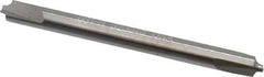 Hertel - 0.031" Radius, 1/8" Mill Diam, 2 Flute Solid Carbide Corner Rounding End Mill - Double End, Uncoated, 1-1/2" OAL, 1/8" Shank Diam - USA Tool & Supply