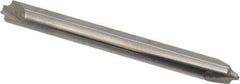 Hertel - 0.05" Radius, 3/16" Mill Diam, 2 Flute Solid Carbide Corner Rounding End Mill - Double End, Uncoated, 2" OAL, 3/16" Shank Diam - USA Tool & Supply