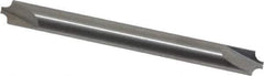 Hertel - 0.062" Radius, 3/16" Mill Diam, 2 Flute Solid Carbide Corner Rounding End Mill - Double End, Uncoated, 2" OAL, 3/16" Shank Diam - USA Tool & Supply
