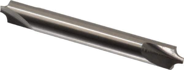 Hertel - 0.109" Radius, 5/16" Mill Diam, 2 Flute Solid Carbide Corner Rounding End Mill - Double End, Uncoated, 2-1/2" OAL, 5/16" Shank Diam - USA Tool & Supply