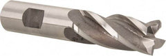 Hertel - 20mm, 1-7/8" LOC, 3/4" Shank Diam, 4-1/8" OAL, 4 Flute, Cobalt Square End Mill - Single End, Uncoated, Spiral Flute, Centercutting, Right Hand Cut, Right Hand Flute - USA Tool & Supply