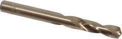 Hertel - 0.277" 135° Spiral Flute Cobalt Screw Machine Drill Bit - Bright Finish, Right Hand Cut, 1-1/2" Flute Length, 2-11/16" OAL, Split Point, Straight Shank - USA Tool & Supply