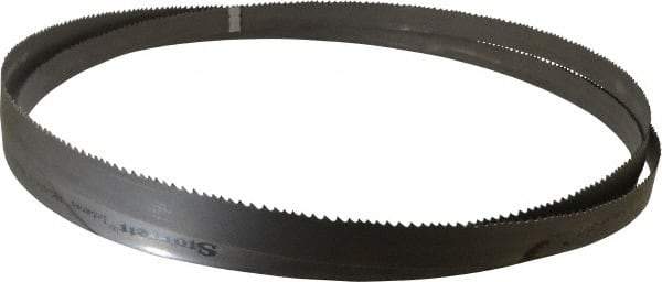 Starrett - 4 to 6 TPI, 14' 6" Long x 1" Wide x 0.035" Thick, Welded Band Saw Blade - Bi-Metal, Toothed Edge, Modified Tooth Set, Contour Cutting - USA Tool & Supply