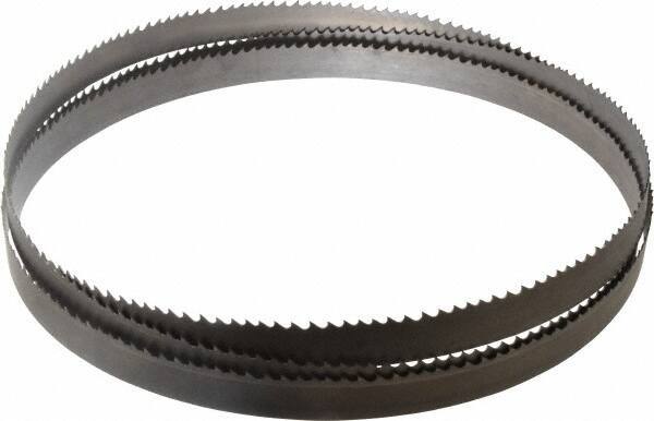 Starrett - 3 to 4 TPI, 11' Long x 1" Wide x 0.035" Thick, Welded Band Saw Blade - Bi-Metal, Toothed Edge, Modified Tooth Set, Contour Cutting - USA Tool & Supply