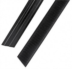 Rubbermaid - 47" Long x 1.1" Wide Microfiber Hook & Loop Replacement Set - Black, Hook & Loop - USA Tool & Supply