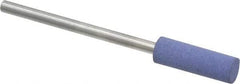 Value Collection - 5mm Max Diam x 15mm Long, Cylinder, Rubberized Point - Very Fine Grade, Ceramic, Mounted - USA Tool & Supply