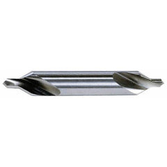 Hertel - #8 Plain Cut 60° Incl Angle Solid Carbide Combo Drill & Countersink - USA Tool & Supply