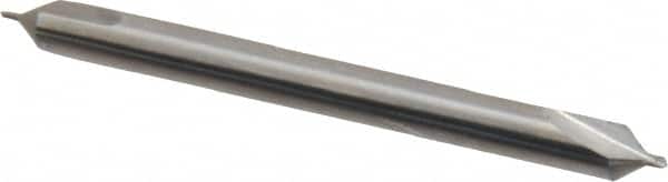 Hertel - #0 Plain Cut 82° Incl Angle Solid Carbide Combo Drill & Countersink - USA Tool & Supply