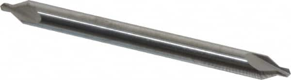 Hertel - #1 Plain Cut 60° Incl Angle Solid Carbide Combo Drill & Countersink - USA Tool & Supply