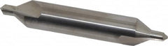 Hertel - #6 Plain Cut 60° Incl Angle Solid Carbide Combo Drill & Countersink - USA Tool & Supply