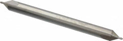 Hertel - #0 Plain Cut 60° Incl Angle Solid Carbide Combo Drill & Countersink - USA Tool & Supply