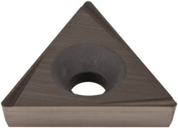 Hertel - TPCG321 Grade HT630B Cermet Boring Insert - Uncoated, 60° Triangle, 11° Relief Angle, 3/8" Inscr Circle, 1/8" Thick, 1/64" Corner Radius - USA Tool & Supply