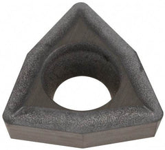 Hertel - WPGT 1511 HT540B Grade Carbide Boring Insert - Uncoated, Trigon, 80° Incl Angle, 3/16" Inscr Circle, 1/16" Thick, 1/64" Cnr Rad - USA Tool & Supply