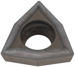 Hertel - WPGT 1510 HF1 HT540B Grade Carbide Boring Insert - Uncoated, Trigon, 80° Incl Angle, 3/16" Inscr Circle, 1/16" Thick, 0.004" Cnr Rad - USA Tool & Supply