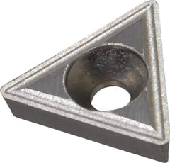 Hertel - TPGH322 Grade HT630B Cermet Boring Insert - Uncoated, 60° Triangle, 11° Relief Angle, 3/8" Inscr Circle, 1/8" Thick, 1/32" Corner Radius - USA Tool & Supply