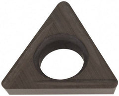 Hertel - TDHH1.280.751 Grade HT630B Cermet Boring Insert - Uncoated, 60° Triangle, 15° Relief Angle, 5/32" Inscr Circle, 3/64" Thick, 1/64" Corner Radius - USA Tool & Supply