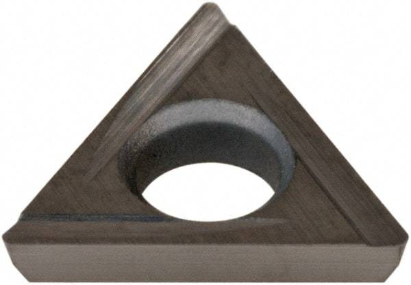 Hertel - TDHH1.280.75.0.5 Grade HT540B Carbide Boring Insert - Uncoated, 60° Triangle, 15° Relief Angle, 5/32" Inscr Circle, 3/64" Thick, 0.007" Corner Radius - USA Tool & Supply