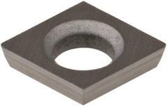 Hertel - CDHB 120605 HT540B Grade Carbide Boring Insert - Uncoated, Diamond, 80° Incl Angle, 5/32" Inscr Circle, .04" Thick, 0.007" Cnr Rad - USA Tool & Supply