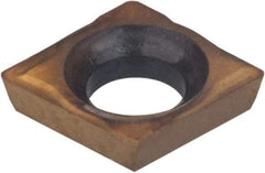 Hertel - CDHH 120605 HP520B Grade Carbide Boring Insert - Diamond, 80° Incl Angle, 5/32" Inscr Circle, .04" Thick, 0.007" Cnr Rad - USA Tool & Supply