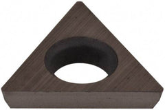 Hertel - TDHB1.280.75.0.5 Grade HT630B Cermet Boring Insert - Uncoated, 60° Triangle, 15° Relief Angle, 5/32" Inscr Circle, 3/64" Thick, 0.007" Corner Radius - USA Tool & Supply