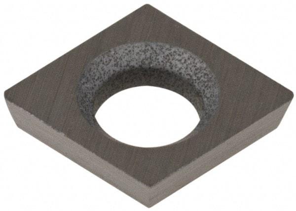Hertel - CDHB 120605 HT310B Grade Carbide Boring Insert - Uncoated, Diamond, 80° Incl Angle, 5/32" Inscr Circle, .04" Thick, 0.007" Cnr Rad - USA Tool & Supply