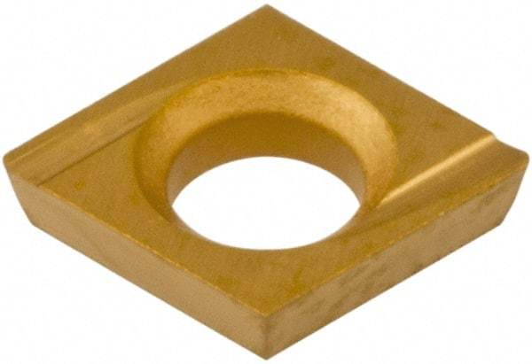 Hertel - CDHH 120605 HC620B Grade Carbide Boring Insert - Diamond, 80° Incl Angle, Left Hand, 5/32" Inscr Circle, .04" Thick, 0.007" Cnr Rad - USA Tool & Supply