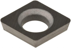 Hertel - CDHB 12061 HT540B Grade Carbide Boring Insert - Uncoated, Diamond, 80° Incl Angle, 5/32" Inscr Circle, .04" Thick, 1/64" Cnr Rad - USA Tool & Supply