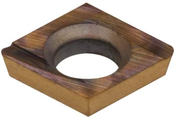 Hertel - CDHH 12061 HP520B Grade Carbide Boring Insert - Diamond, 80° Incl Angle, 5/32" Inscr Circle, .04" Thick, 1/64" Cnr Rad - USA Tool & Supply