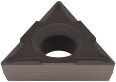 Hertel - TPCH220.5 Grade HT630B Cermet Boring Insert - Uncoated, 60° Triangle, 11° Relief Angle, 1/4" Inscr Circle, 3/32" Thick, 0.007" Corner Radius - USA Tool & Supply