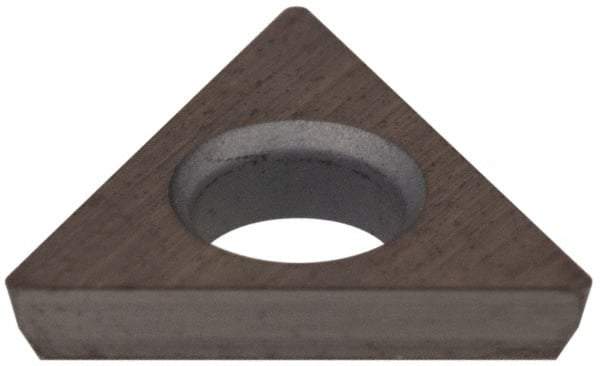 Hertel - TDHB1.280.75.0.5 Grade HT310B Carbide Boring Insert - Uncoated, 60° Triangle, 15° Relief Angle, 5/32" Inscr Circle, 3/64" Thick, 0.007" Corner Radius - USA Tool & Supply
