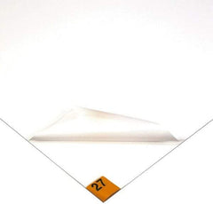 Wearwell - 5' Long x 3' Wide x 1/8" Thick, Dry Environment, Smooth Pattern Clean Room Matting - Tacky Sheets, White, 30 Layers per Mat, Series 095 - USA Tool & Supply