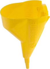 Justrite - 11-1/4 Inch Long, Safety Can Poly Funnel - 1/2 Inch Diameter, Compatible with Type I Safety Cans - USA Tool & Supply