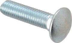 Value Collection - 1/2-13 UNC 2" Length Under Head, Standard Square Neck, Carriage Bolt - Grade 5 Steel, Zinc-Plated Finish - USA Tool & Supply