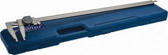 Fowler - 0" to 24" Range, 0.001" Graduation, 0.1" per Revolution, Dial Caliper - Black Face, 3.375" Jaw Length - USA Tool & Supply