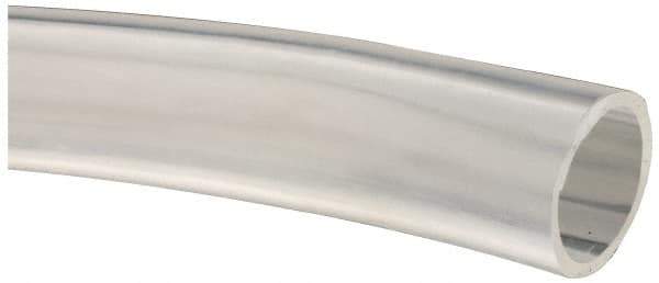 Made in USA - 5/8" ID x 3/4" OD, 1/16" Wall Thickness, Cut to Length (100' Standard Length) EVA Tube - Translucent, 30 Max psi, 36 Shore D Hardness - USA Tool & Supply