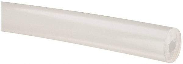 Made in USA - 1/8" ID x 3/8" OD, 1/8" Wall Thickness, Cut to Length (100' Standard Length) LLDPE Tube - Natural, 540 Max psi, 44 Shore D Hardness - USA Tool & Supply