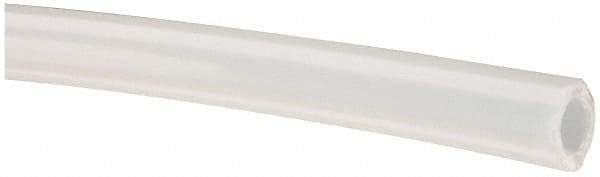 Made in USA - 3/16" ID x 5/16" OD, 1/16" Wall Thickness, Cut to Length (100' Standard Length) LLDPE Tube - Natural, 268 Max psi, 44 Shore D Hardness - USA Tool & Supply