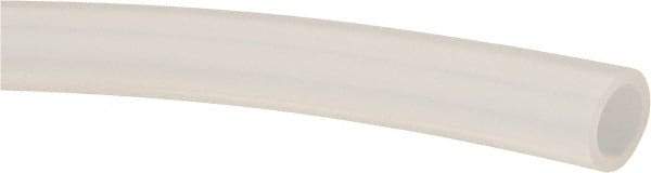 Made in USA - 5/16" ID x 7/16" OD, 1/16" Wall Thickness, Cut to Length (100' Standard Length) LLDPE Tube - Natural, 178 Max psi, 44 Shore D Hardness - USA Tool & Supply