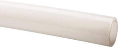 Made in USA - 3/4" ID x 1" OD, 1/8" Wall Thickness, Cut to Length (100' Standard Length) LLDPE Tube - Natural, 154 Max psi, 44 Shore D Hardness - USA Tool & Supply