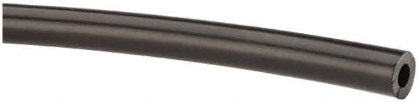 Made in USA - 1/8" ID x 1/4" OD, 1/16" Wall Thickness, Cut to Length (100' Standard Length) LLDPE Tube - Black, 358 Max psi, 44 Shore D Hardness - USA Tool & Supply