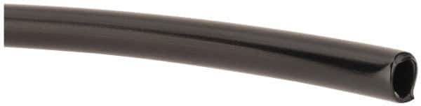 Made in USA - 11/64" ID x 1/4" OD, 0.04" Wall Thickness, Cut to Length (100' Standard Length) LLDPE Tube - Black, 205 Max psi, 44 Shore D Hardness - USA Tool & Supply