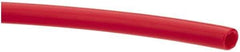 Made in USA - 1/4" ID x 3/8" OD, 1/16" Wall Thickness, Cut to Length (100' Standard Length) LLDPE Tube - Red, 214 Max psi, 44 Shore D Hardness - USA Tool & Supply