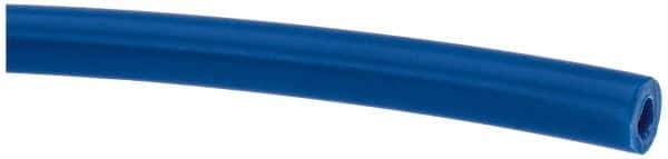 Made in USA - 1/8" ID x 1/4" OD, 1/16" Wall Thickness, Cut to Length (100' Standard Length) LLDPE Tube - Blue, 358 Max psi, 44 Shore D Hardness - USA Tool & Supply