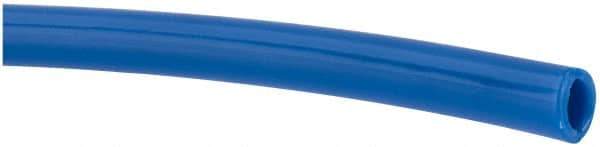 Made in USA - 11/64" ID x 1/4" OD, 0.04" Wall Thickness, Cut to Length (100' Standard Length) LLDPE Tube - Blue, 205 Max psi, 44 Shore D Hardness - USA Tool & Supply