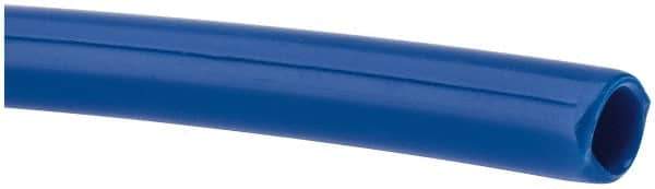 Made in USA - 1/4" ID x 3/8" OD, 1/16" Wall Thickness, Cut to Length (100' Standard Length) LLDPE Tube - Blue, 214 Max psi, 44 Shore D Hardness - USA Tool & Supply