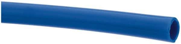 Made in USA - 3/8" ID x 1/2" OD, 1/16" Wall Thickness, Cut to Length (100' Standard Length) LLDPE Tube - Blue, 153 Max psi, 44 Shore D Hardness - USA Tool & Supply