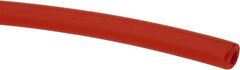 Made in USA - 1/8" ID x 1/4" OD, 1/16" Wall Thickness, Cut to Length (100' Standard Length) LLDPE Tube - Orange, 358 Max psi, 44 Shore D Hardness - USA Tool & Supply