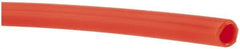 Made in USA - 11/64" ID x 1/4" OD, 0.04" Wall Thickness, Cut to Length (100' Standard Length) LLDPE Tube - Orange, 205 Max psi, 44 Shore D Hardness - USA Tool & Supply